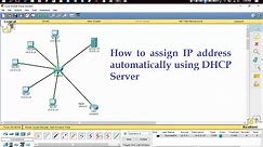 How to assign IP Address automatically using DHCP Server || Cisco Packet Tracer