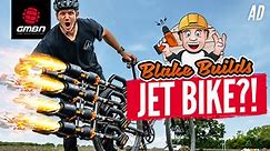 It's Jet Powered?! | Blake Builds A DIY Leaf Blower Bike
