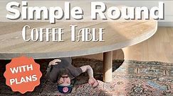 Simple Wooden Coffee Table Build || You Can Make This Coffee Table