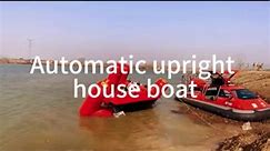 NEW DESIGN House Pontoon Boat Luxury Style Inflatable pontoon boat with house for sale