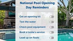 Leslie's - This is a PSA (Pool Service Announcement)...