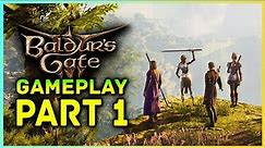 Baldur's Gate 3 - Gameplay Walkthrough Part 1 4K FULL Game | 40 Minutes Of Gameplay (PC 2023)