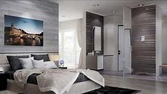Open Concept Ensuite Bathroom for Home Designs