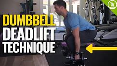 Dumbbell Deadlift Technique – Perfect Form Video Tutorial Guide