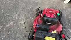 How to correctly rev a lawn mower