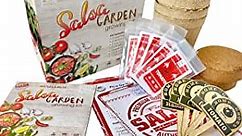 Hapinest Indoor Salsa Vegetable Garden Seed Starter Growing Kit - USDA Organic Non GMO Gardening Gifts