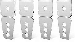 Undercounter Dishwasher Mounting Bracket Clips - Compatible with Whirlpool Kenmore KitchenAid Maytag Dishwasher, Upper Mounting Bracket Kit with Screws Replace 8269145 WP8269145 WP8269145VP - 4 Pack