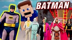 Batman 1966 Series 3, 4 Batcave & Batmobile Playset - Tv Show McFarlane Toys - Puppet Steve