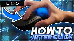 HOW TO JITTER CLICK AND AIM! (Tutorial + Ranked Skywars Keyboard & Mouse Sounds)