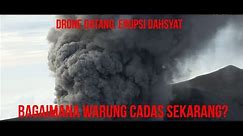 CAPTURING NATURE FURY: DRONE FOOTAGE OF MOUNT MARAPI ERUPTION & MASSIVE PLUMES OF GRAY SMOKE COLUMN