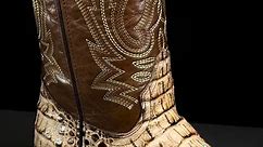 Men’s Orix Caiman Horn Back Boots On Sale For $99.99🐊 #alfawesternwear #alfawesternwearboots #texas #westernwear #boots #botasvaqueras #cowboyboots #cowboyoutfit #caimanboots