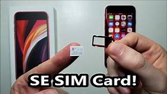 iPhone SE 2 (2020) SIM Card How to Insert or Remove!