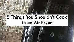 Keep these items away from your air fryer 🙅‍♀️. See ratings and reviews at CR.org/airfryers #airfryer #kitchentok #foodtok