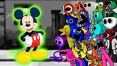 FNF Happy (VS New Mickey Mouse) But Rainbow Friends Sing It 🎵 (FNF But Everyone Sings Happy)
