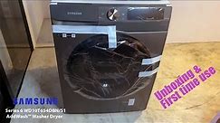 Samsung Washer Dryer Series 6 #WD10T654DBN #unboxing #smartthings #samsung