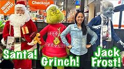 Home Depot 2023 Christmas with SANTA, GRINCH AND JACK FROST!