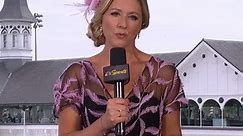 Rebecca Lowe at the Kentucky Derby
