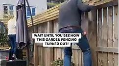 GARDEN FENCING DIY - SLAT FENCE #gardenproject #gardendiy #diytutorial #gardenfence #horizontalfence #cedarfencing | casalawson