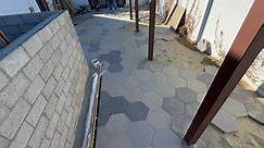 Today's video highlights our Hexagonal Pavers at a job site in Oxnard. This six-sided retro-new paver shape will enhance a patio, walkway, or almost any pedestrian space with classic styling. @oxnard #OutdoorLiving. #Pavers #HardscapeDesign #OutdoorLiving #Hardscape #PatioDesign #MadeInTheUSA #Stepstoneinc #BackyardDesign | Stepstone, Inc.
