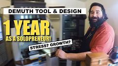HOME MACHINE SHOP TOUR! Demuth Tool & Design: First Year as Self-Employed!