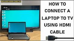 How To Connect Your Laptop To The TV Using HDMI Cable - 2021 Update | WINDOWS 10 | STEP BY STEP