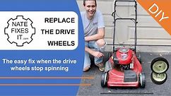 Lawnmower drive wheel replacement - How to replace the front drive wheels on a Craftsman mower