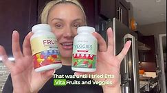 Everyday Debloat & Detox Sugar-Free Fruits and Veggies Gummies - Energy Support with Superfood Fruit and Vegetable Supplement (120 Chews) Cruelty-Free, Vegan, Gluten-Free, Fruit and Vegetable Vitamin