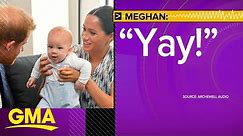 Archie steals show in Prince Harry and Meghan's 1st podcast l GMA