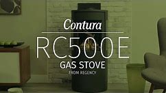Contura RC500E Modern Freestanding Gas Stove by Regency