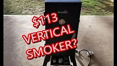 Char Broil Vertical Gas Smoker First Impressions and Seasoning from Lowe's for $113