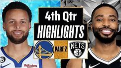 Golden State Warriors vs Brooklyn Nets 4th QTR - PART 2 Highlights | Dec 16| 2023 NBA Regular Season