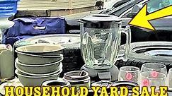 Household Finds And Savings At Friend's Garage Sale!