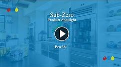 Sub-Zero 36” PRO Glass Door Refrigerator