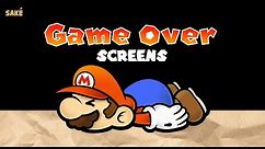 Paper Mario | All Game Over screens (2001-2016)