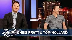 Tom Holland Surprises Chris Pratt