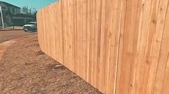 Curving a fence around the property! | Fence Near Me LLC