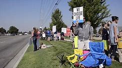 Anti-Planned Parenthood protests draw crowds in Meridian, Boise