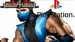 Mortal Kombat 4 (PS1) Sub-Zero arcade playthrough
