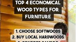 Top 4 Economical Wood Types for Furniture (🔔 Subscribe for More!)