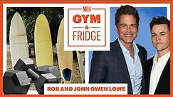Rob and John Owen Lowe Show Off Their Gym & Fridge | Gym & Fridge | Men's Health