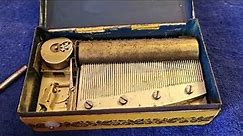 Antique Swiss Miniature Music Box