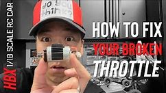 How To Fix Your Broken Throttle - Haiboxing 1/18 scale rc car