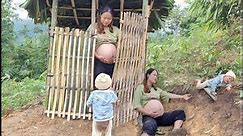 Conceiving Mother: Excavating the Base and Finishing the Bamboo Latrine