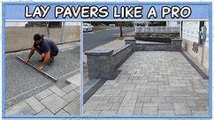 How To Square, Screed & Lay a Paver Patio