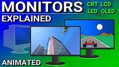 Monitors Explained - LCD, LED, OLED, CRT, TN, IPS, VA