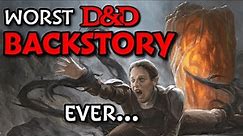 Please, never do this with your D&D backstory