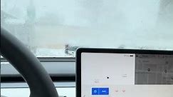 how do use defrost mode on a Tesla on a cold winter day. #wintertires #howto #electric #tesla