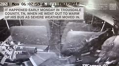 Caught on Camera: Tornado Tips Over School Bus With Driver Inside