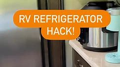This is an easy fix to prevent RV refrigerator dents. 🙌❤️ #rvhack #rvtips #rvtipsandtricks #rvlifestyle #rving #rvs #rvcamping #rvlife #rvkitchen