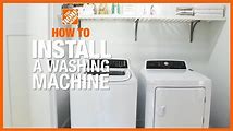 How to Install a Washer at Home |||| The Home Depot